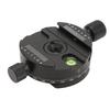 Camera Quick Release Plate Clamp Camera Adapter Plate 360 Degree Panorama Rotation for Camera Tripod Head QJ08