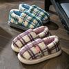 Cixi Cotton Slippers for Home Use In Winter Indoor Home Non-slip Plush Warm Couple In Winter