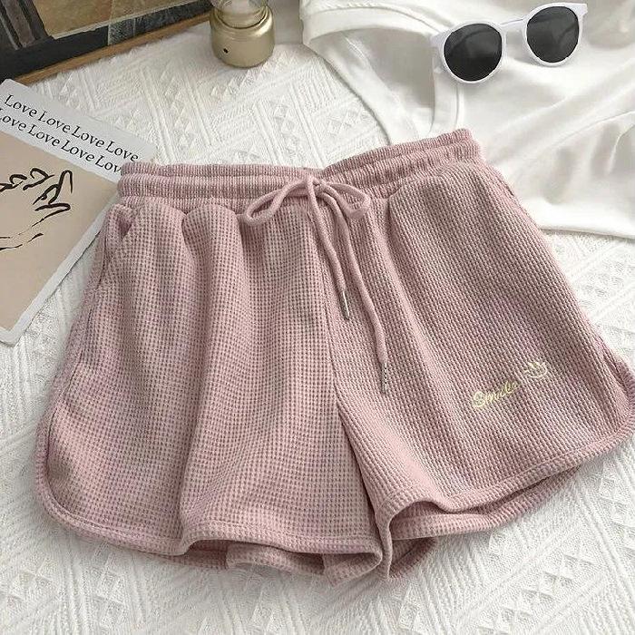 Women's High Waist Summer Running Shorts - Loose, Casual Three-Quarter Length