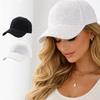 Adjustable Mesh Baseball Hat Hollow Out Outdoor Sun Hat Fashion Floral Lace Baseball Cap  For Women