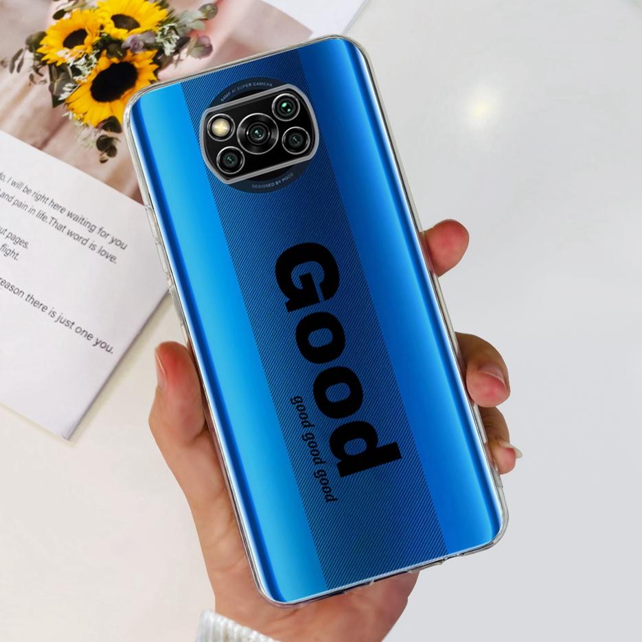 För Xiaomi Poco X3 Pro Fodral Ny Mode Målat Skydd Genomskinligt Silikon Mjukt TPU Telefonfodral För Xiaomi Poco X3 NFC PocoX3 Pro Skal