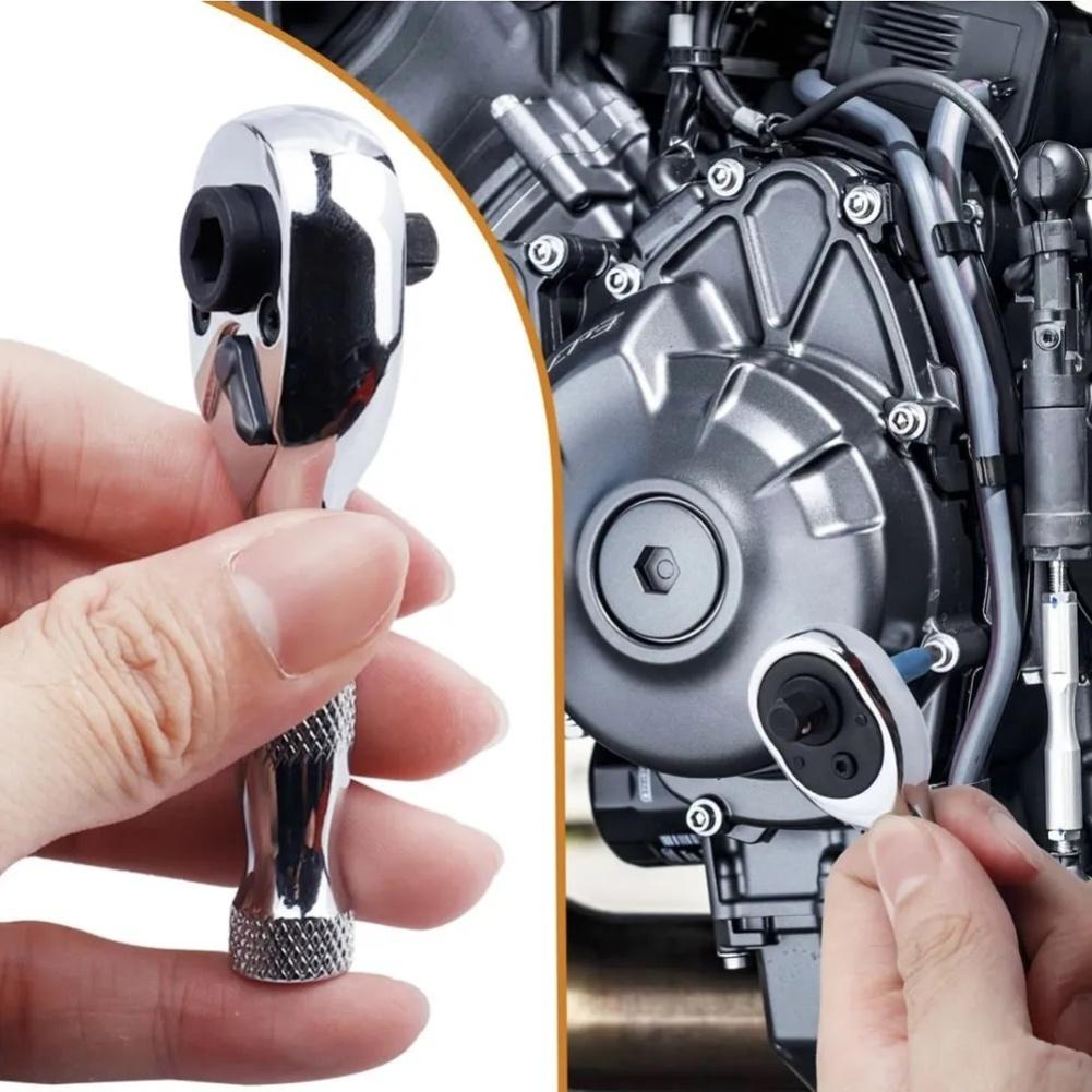 72 Tooth Ratchet Wrench Double Head Handle Socket Wrench Small Torque Spanner High-selling Manual Tool Accessories