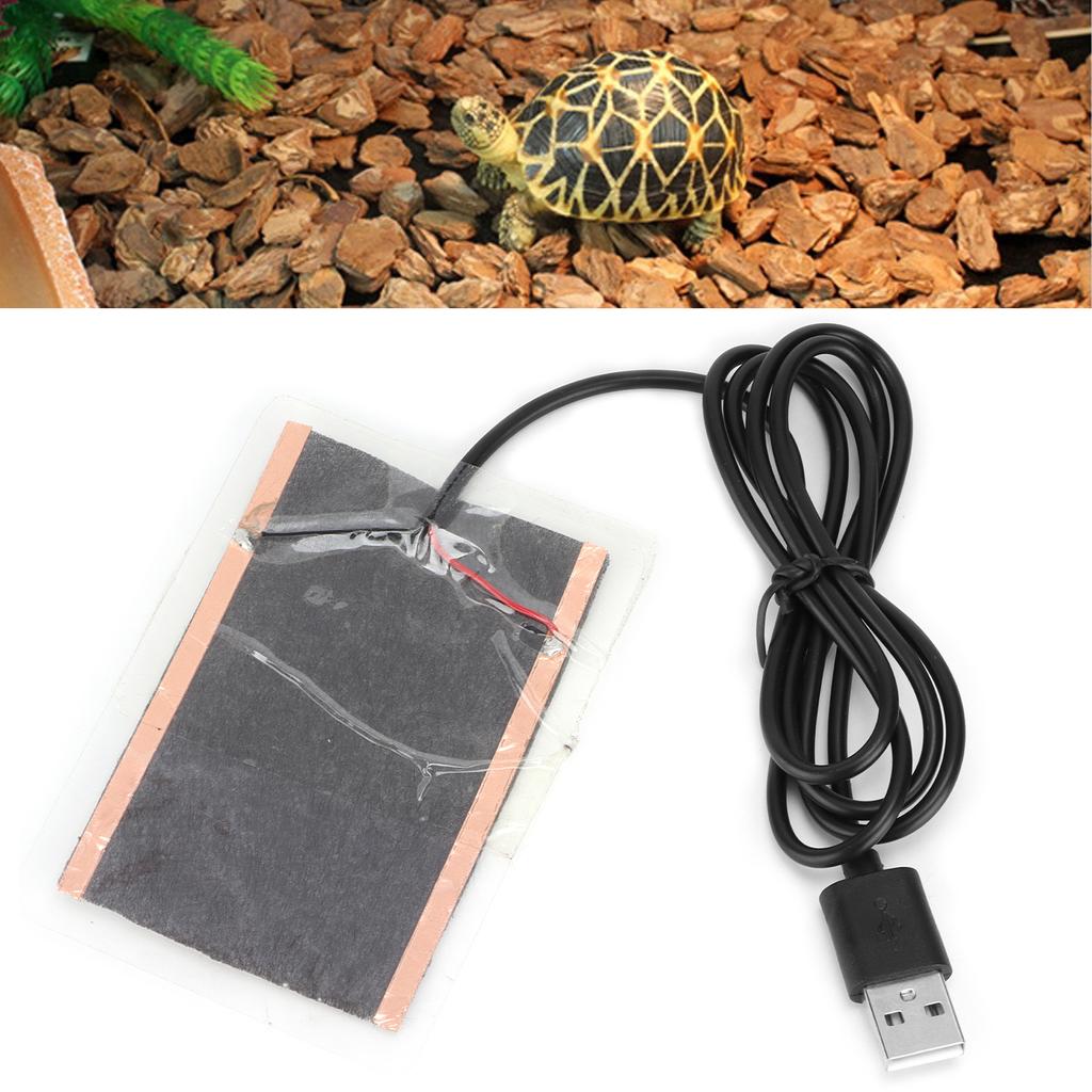 USB Heating Film Carbon Fiber Bending Resistant Heater Suitable for Reptiles Gloves