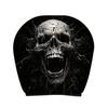 Funny Cartoon Car Headrest Covers, Universal Breathable Elastic Seat Neck Pillow Protector, Humor Spooky Auto Interior Decor for Most Vehicles