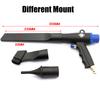 Dual-Use Pneumatic Tool Air Blowing & Dust Vacuuming Suction Gun with 3pcs Nozzles for Effective Dust Removal