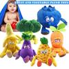 Soft Plush Vegetable Fruit Plants Stuffed Pillow Doll Gift For Kids