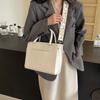 Wide Shoulder Strap Bag Women's 2025 New Spring and Summer Versatile Trend Commuter Tote Bag European and American Fashion Portable Messenger Bag