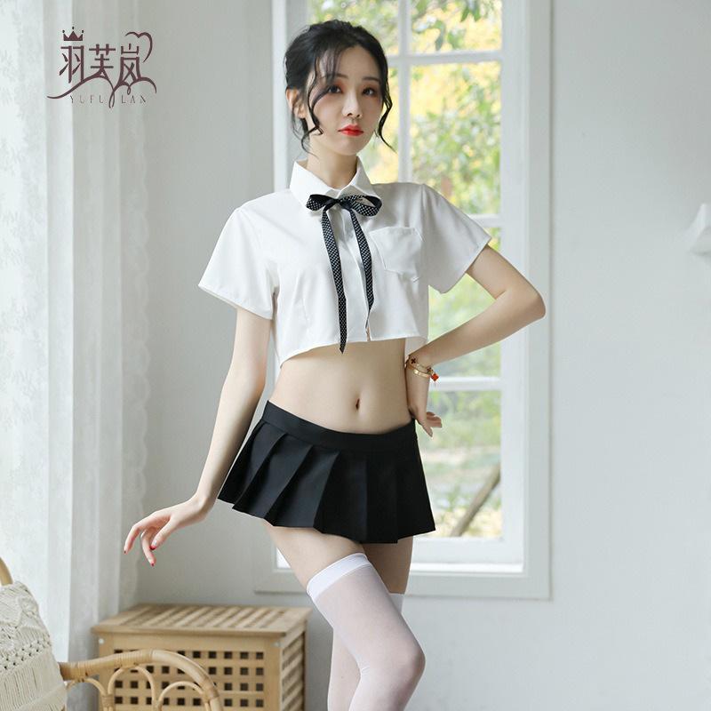 Sexy lingerie nightclub women's pure and cute split professional wear sexy sailor uniform pure desire bed temptation