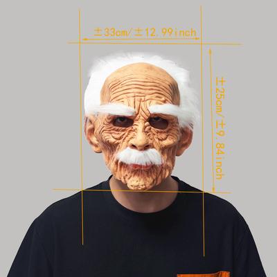 Nouveau Masque Vieux Homme Papy Mamie Masque Tête de Vieux Homme Offrande de Fête Cosplay Effrayant Accessoires Masque Terreur Cosplay Accessoire Drôle Masques en Latex