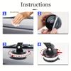 360 Rotatable Cellphone Car Phone Holder Fixed Shockproof Mobile Stand Big In GPS Support For iPhone Xiaomi Samsung Accesorries