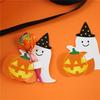 50Pcs/Lot Ghost Pumpkin Diy Halloween Gift Candy Paper Cards Lollipop Cards