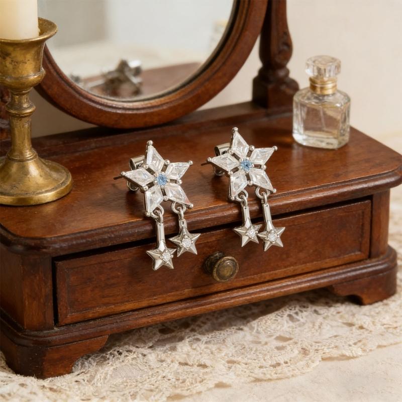 Modern Star Shape Metal Headphone Ear Clips for Freeclip Basic And Newer Ear Units Headsets Decoration Ear Clip