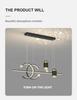 Minimalist LED Pendant Light for Restaurants & Dining - Modern Starry Sky Moon & Star Design
