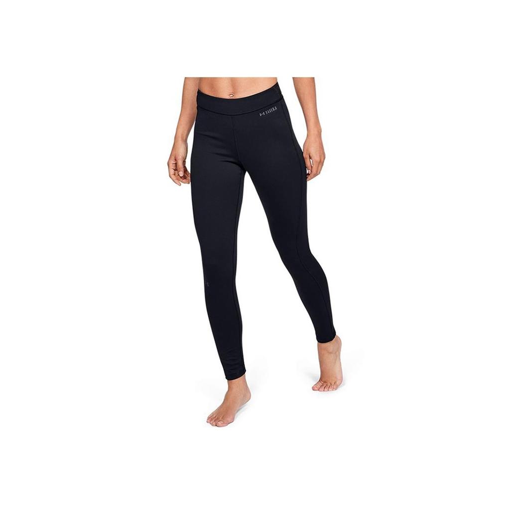 Under Armour ColdGear® Running Training Fitness Long Pants Women Bottoms Black 1343324-001
