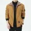 Corduroy Men's Jacket Plus Velvet Thickened Cotton Coat Men's New Youth Casual Fashion Men's Cotton Coat Trend