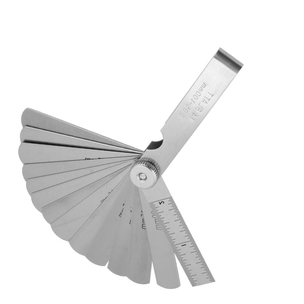 75mm Length Thickness Gauge Ruler 0.05-1.00mm Range Gap Measuring Tool Automotive Use