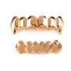 Trendy Hip Hop Gold Silver Plated Teeth Grillz Top Bottom Set With Silicone Real Shiny Vampire Tooth Sets Fashion Accessory