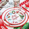 Festive Merry Christmas Santa Claus Themed Party Supplies Set
