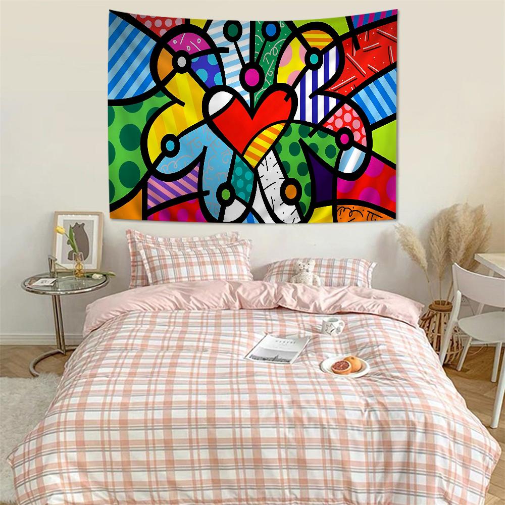 Britto Anime Tapestry Art Science Fiction Room Home Decor Wall Art Decor