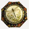 1PC Dragonfly Flowers Umbrella-8-Rib Reinforced, Automatic Open, Lightweight & Durable, Cute Fashion Accessory for Outdoor-W167