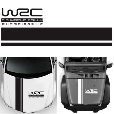 Stripe Car Covers Vinyl Racing Sports Decal Head Sticker Car Accessories