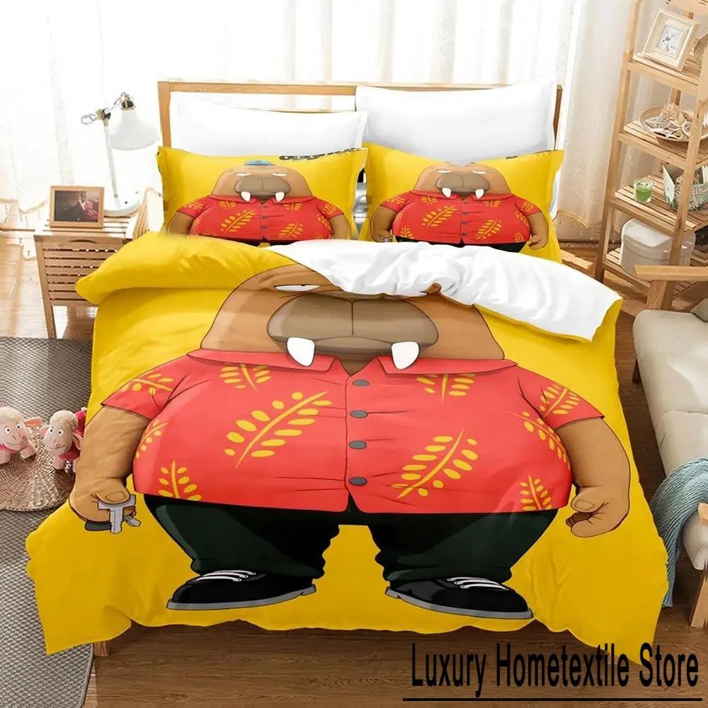3D Priting Cartoons Odd Taxi Bedding Set Boys Girls Twin Queen Size Duvet Cover Pillowcase Bed Kids Adult Fashion Home Textiles