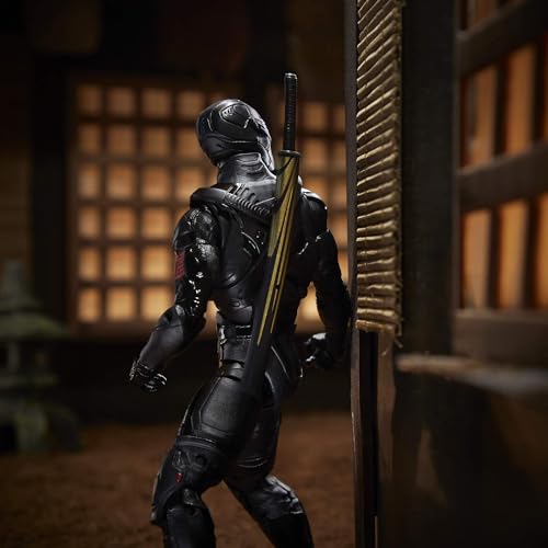 Hasbro G.I.. Joe Classified Series Oczy węża: ŻOŁNIERZ AMERYKAŃSKI. Joe Origins Figurka Akcji Snake Eyes (Import równoległy)