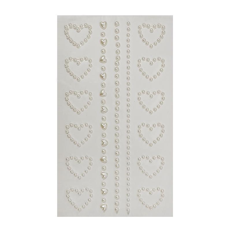 Cross-border Rhinestone & Pearl Face Stickers for Kids' Performances & Concerts