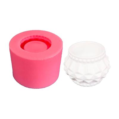 Resin Epoxy Candlestick Silicone Mold Candle Base Mould Candle Holders Casting Molds DIY Ornaments Tabletop Decoration