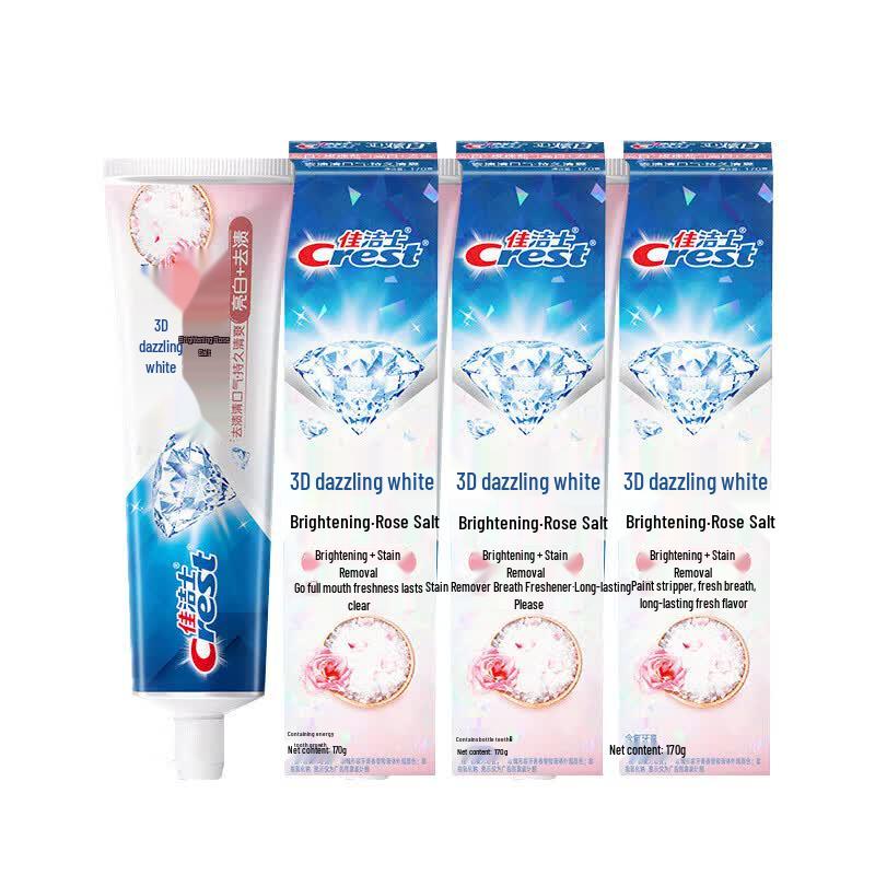 Crest 3D White Rose Salt Toothpaste