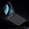 For Motorola Razr 40 Ultra 5G Anti-Drop Phone Case Fiber Carbon Texture PC Phone Cover