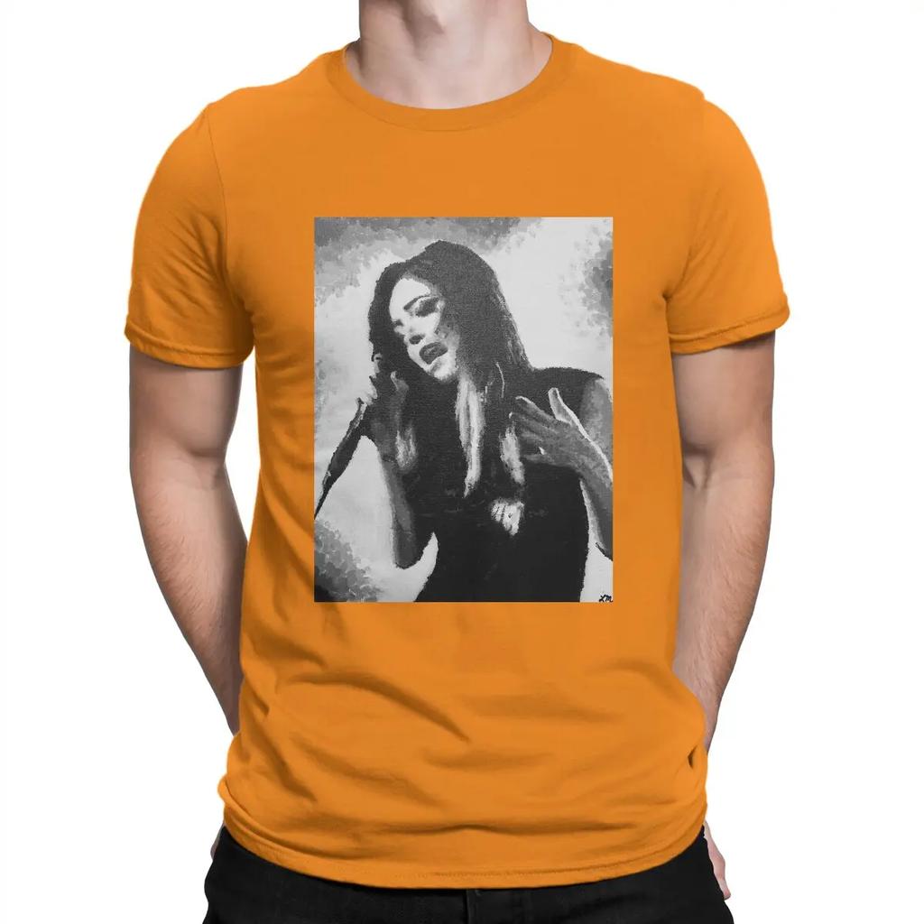Chrissy T Shirt Men's  100% Cotton Vintage T-Shirts Crewneck Chrissy Costanza Tees Short Sleeve Tops 4XL 5XL