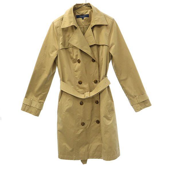 COLE HAAN trench coat M Brown Women Used
