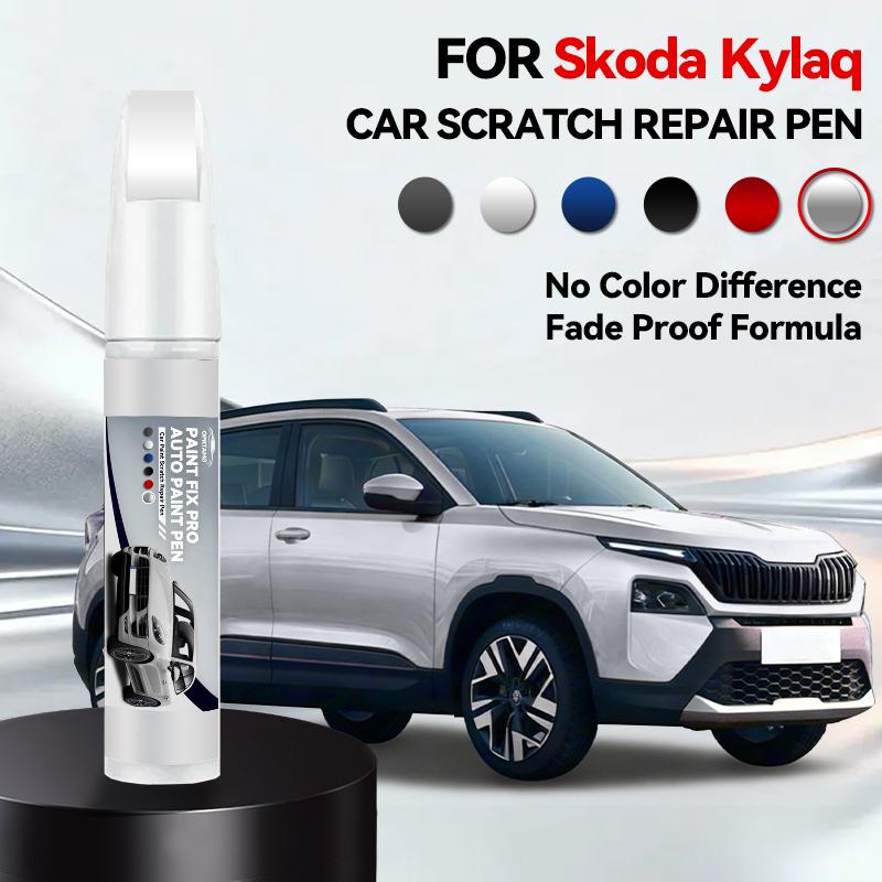 

Vehicle for Exclusive Use Car Paint Repair Pen For Skoda Kylaq 1990-2026 Paint Scratch Repair Accessories White LY9L Black LY9B срібний