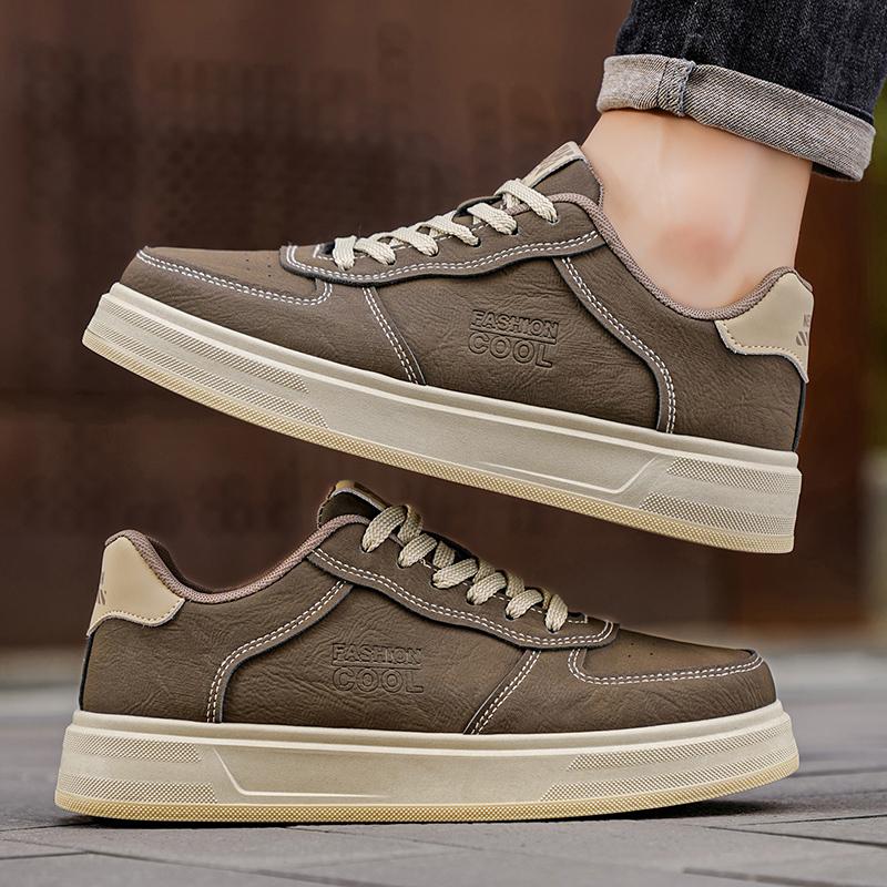 Ny Mote Høst Og Vinter Herre Lav Topp Martin Støvler Studenter Mannlige Gutter Trendende Myk Såle Arbeidssko Arbeidsvern Martin Sneakers