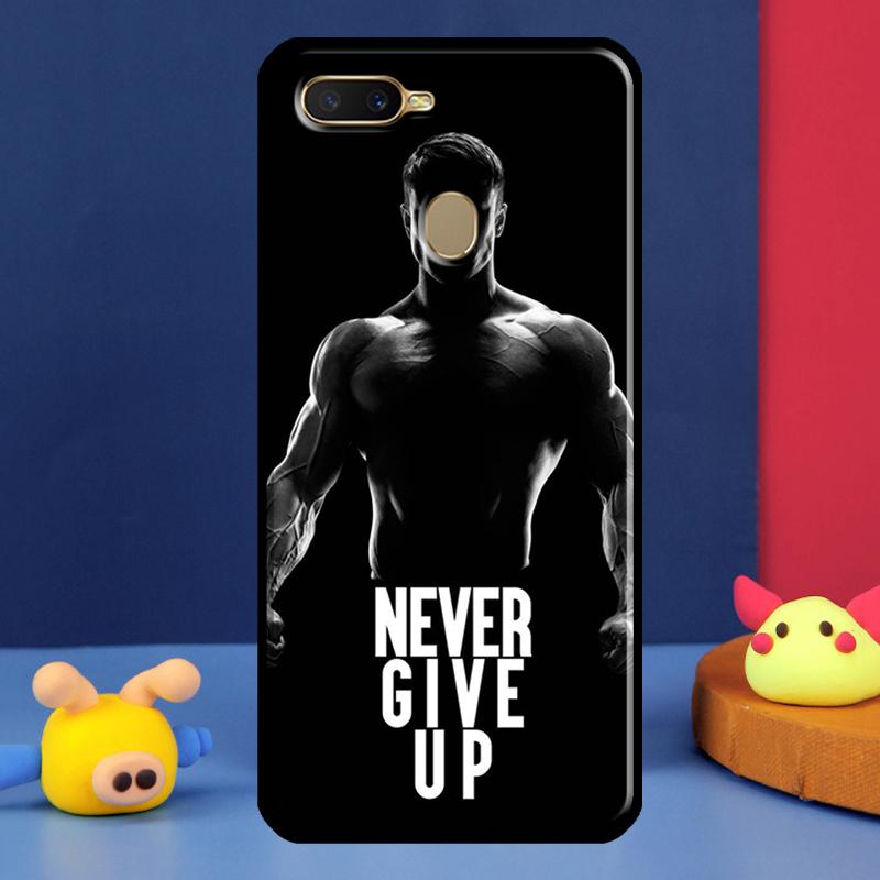 Bodybuilding Gym Fitness Case For Oppo A98 A78 A58 A15 A16 A17 A5 A9 A91 A52 A72 A76 A96 A74 A94 A54 S A57 A77 Cover