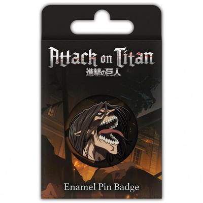 Attack On Titan Eren Titan Rage Enamel Badge