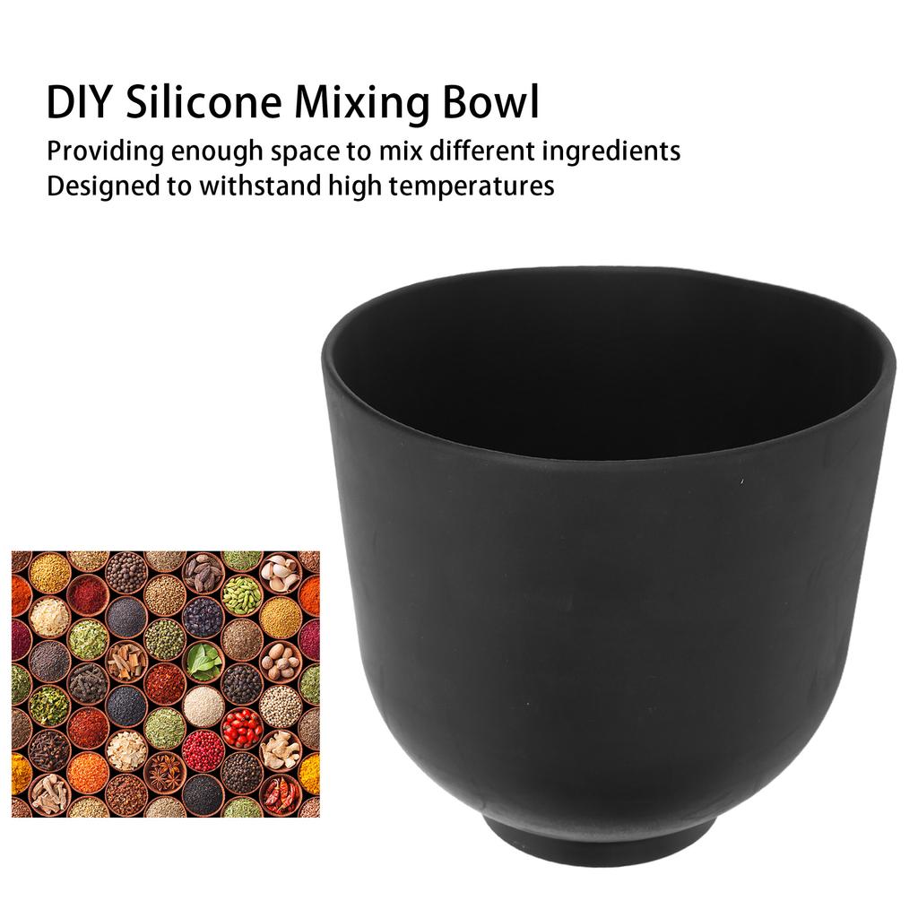 Silikonowa Miska do Mieszania Odporna na Ciepło Duży Rozmiar DIY Mieszanie Kolorów Miska Wielofunkcyjna do Masek do Twarzy Kosmetyków Beauty Narzędzie do Włosów