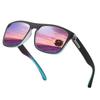 Fashion Purple Polarized Sunglasses Men Women Sun Glasses Retro Square Sport Driving Fishing Gradient Big Frame Eyewear UV400