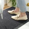 Smooth gray rubber doormat, anti-slip soft mat, 120x300cm
