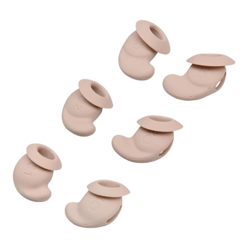

6 Pack Silicone Ear Tip Plugs Sleeve In Ear Headphone Soft Comfortable Earbud Covers Enhancing Sound Isolation for Sleep 1