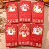 6Pcs Lucky Red Envelopes Chinese Style 2026 Luck Money Bag New New Year Red Packets  Spring Festival