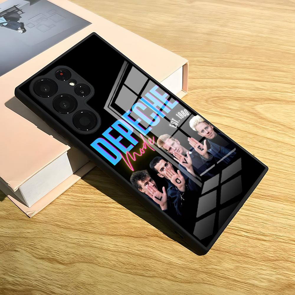 Rock Band Depeches Modes Phone Case For Samsung S24 Ultra S25 S23 S22 S20 Fe S21 Plus A54 A24 A53 A16 A13 Glass Cover