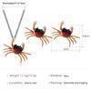 1Pair Summer Ocean Sea Style Crab Earrings Pierced Stud Earring Animal Ear Studs  for Women Girls