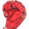 Autumn and Winter Embroidery Versatile Embroidery Shawl Guo Biting Cashew Nut Flower Imitation Cashmere Scarf Women