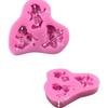 1 Pcs Baby Angel Shaped Silicone Mold Cake Decoration Boy Fondant Cookies Tools 3D Silicone Candy Mold (color Random)