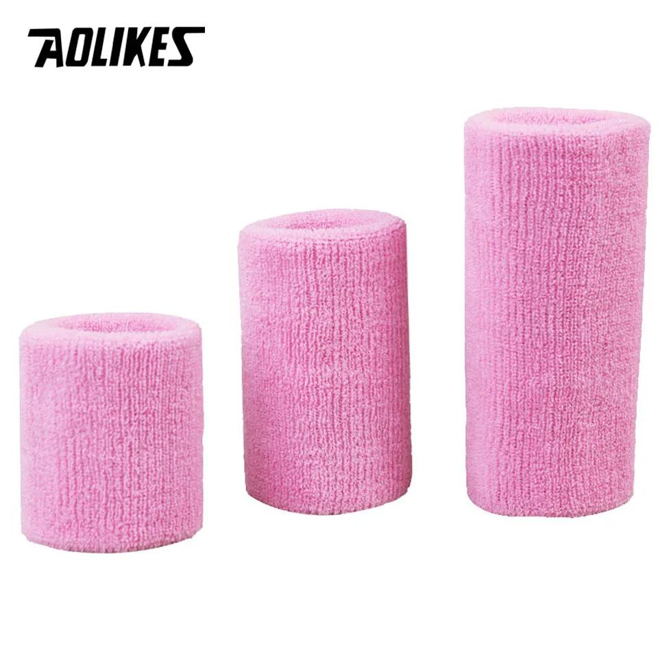 Aolikes 1Pcs Wrist Brace Support Wrap Tennis Wristband Sport Sweatband For Gym Basketball Volleyball Hand Sweat Band Polsband