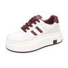 Platform White Shoes Women's Season New Heightening Niche Bread Shoes College Style Leisure Sports Board