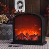 3 Fireplace , Freestanding with Flame Effects, Portable Indoor Nightlight