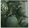 8CM Antique Christmas Ball Ornament Set - 12pcs Boxed Tree Decorations